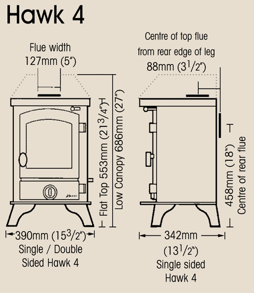 Hunter Hawk Wood Burning Multi Fuel Stove Hotprice Co Uk