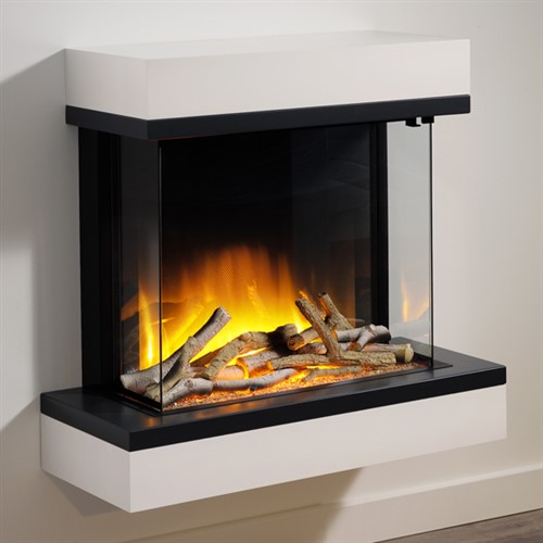 Flamerite Fires Glazer 600 3-sided Electric Fire With Exo Suite 