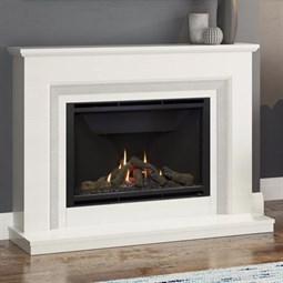 Wildfire HE 950L Seville Marble Gas Fire Suite