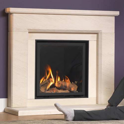 Wildfire Ravel 600 Asti Limestone Gas Fire Suite