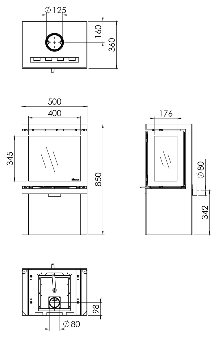 DG Vidar Triple Small Store Dimensions