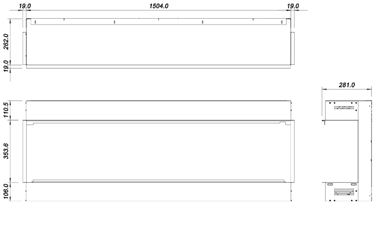 Flamerite Glazer 1500 Fire Sizes