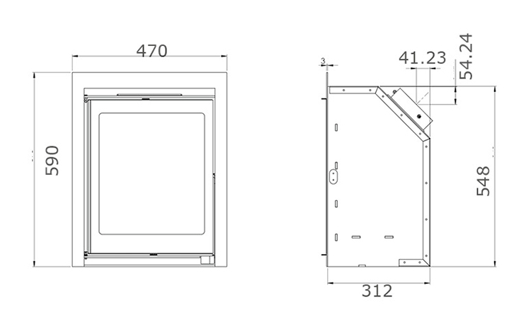 Savona Inset Stove Sizes