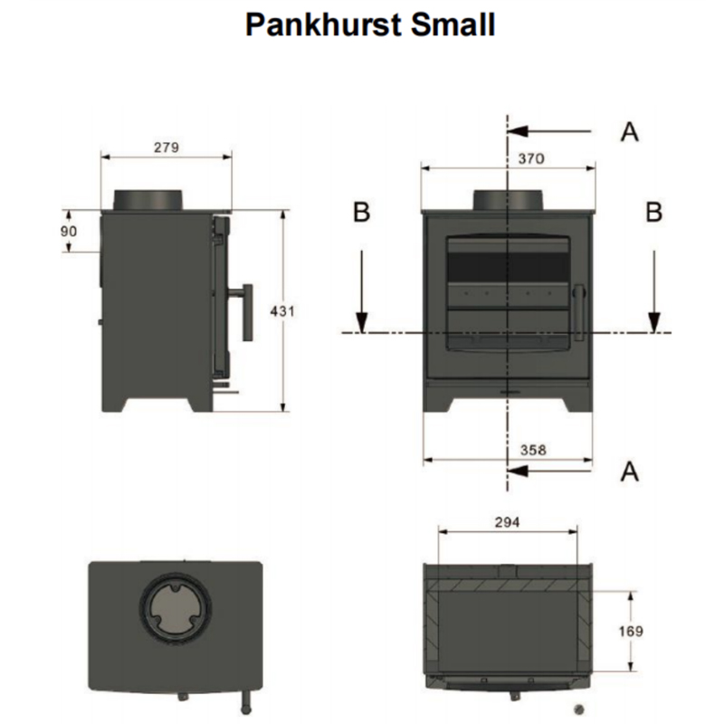 Woodford Pankhurst Small Sizes