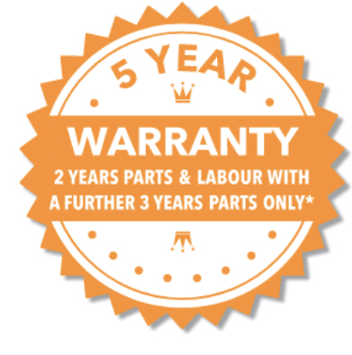 5 Year Warranty